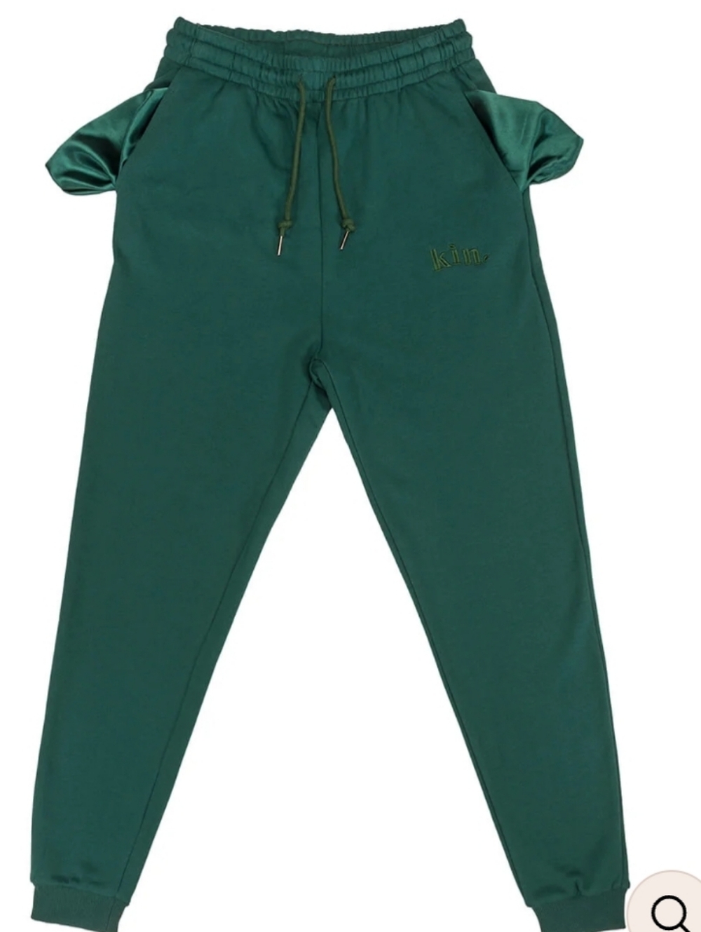 Kin Green Jogger Pants with Drawstring